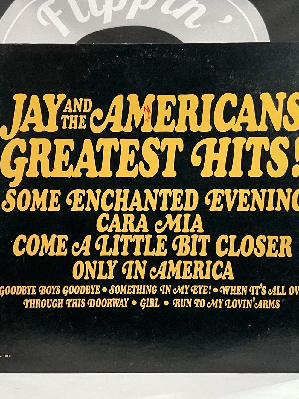 Jay and the Americans Greatest Hits LP (1980) Liberty LM-1010 - VG